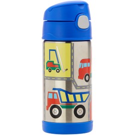 Thermos FUNtainer Vacuum Insulated Drink Bottle, 355ml, Construction Vehicles, F4011CS6AUS