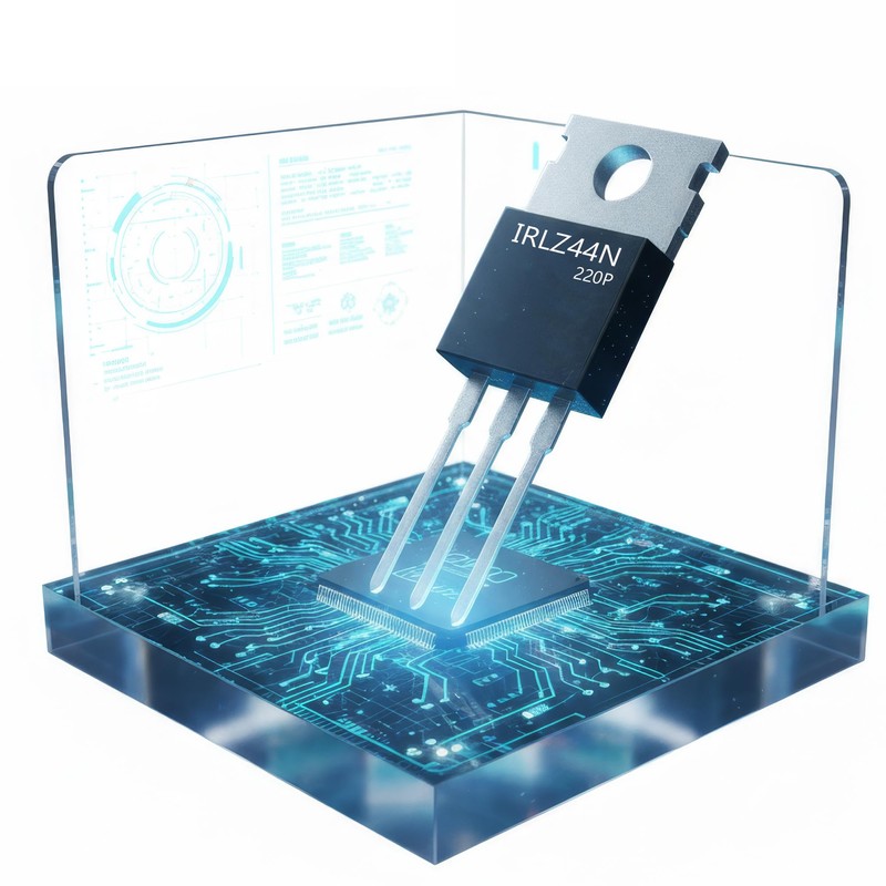 10 Pcs IRLZ44N Logic Level MOSFET Transistors, N-Channel Power Hexfet