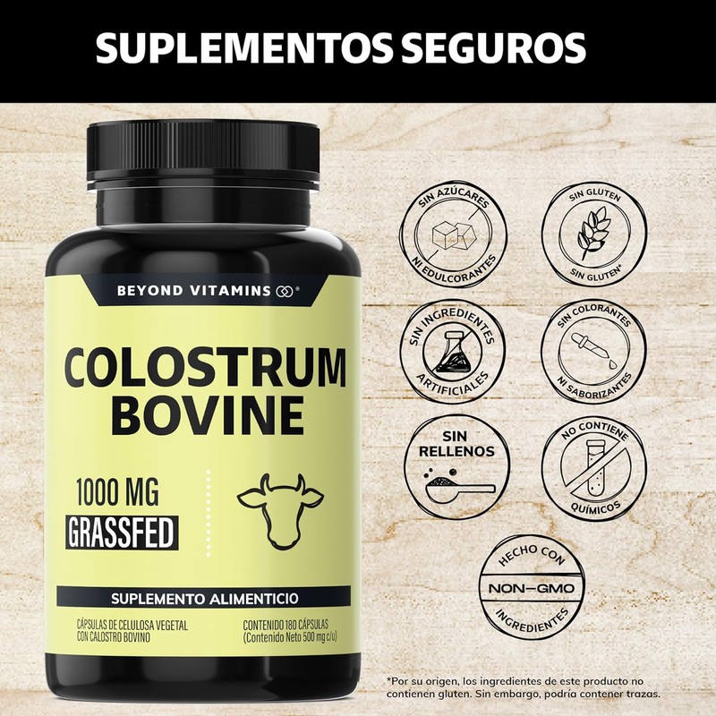 Beyond Vitamins Calostro Bovino Grass Fed 1000 mg | 180