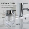Enra Foaming Soap Dispenser, Bathroom Hand Foam Soap Dispensers,Glass Refillable