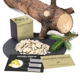 Natura Siberian Uralis Yellow Clay - Natural, Pastel to Golden Yellow - Amazing Crunch, Satisfying Earthy, Velvety and Firm Texture, ASMR Sensation (3.5 Ounces)