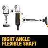 DEWALT FLEXTORQ Right Angle Drill Attachment, 4-in-1 System, 12-Inch Compact,