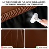vctops 100% Waterproof Pu Leather Round Table Cloth Cover, Oil