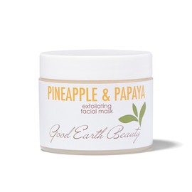Good Earth Beauty Facial Masque - Pineapple & Papaya Exfoliating Powder Mask Natural - 2 Ounce