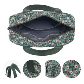 Jiliyote Large Women Toiletry Bag for Travel -Hanging Corduroy Cosmetic Bag Travel Make up Bags Women Travel Wash Bag for Women and Girls Travelling Holiday