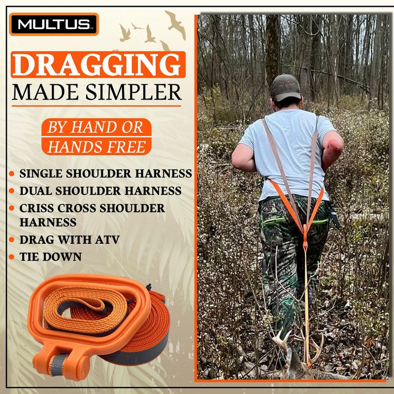 MULTUS: Perfect Deer Drag and Harness 2 Pack; Every Way