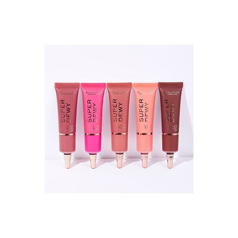 Revolution Superdewy Liquid Blusher Fake The Flush
