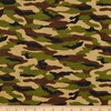Comfy Flannel Traditional Camo Green, Fabric by the Yard