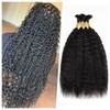Kinky Straight Human Hair for Boho Braids - Wet and