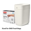 OXO Good Grips - Papelera para baño, color blanco