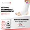 AZMEC Ankle Support Sleeve Open Heel, Light Elastic & Breathable