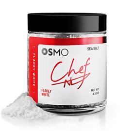 osmo Sal Marina Blanca En Escamas, Sal Marina Del Pacífico Premium Recolectada A Mano, Perfecta Para Dar Toques Finales A Platos, Hornear Y Cocinar, T