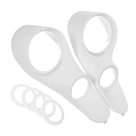 GANAZONO 1 Pair Car Audio Retrofit Bracket Flexible Speaker Divider Ring Easy Install Car Interior Accessories for DIY Speaker Subwoofer Box Audio Rings for Secure Connection