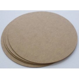 Unbranded {4}  CIRCLES -  Raw Bare  Unfinished Chipboard Die cuts - 4" Round