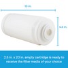 SpiroPure 10x4.5 Empty Refillable Filter Cartridges with Polyester Pads (Case
