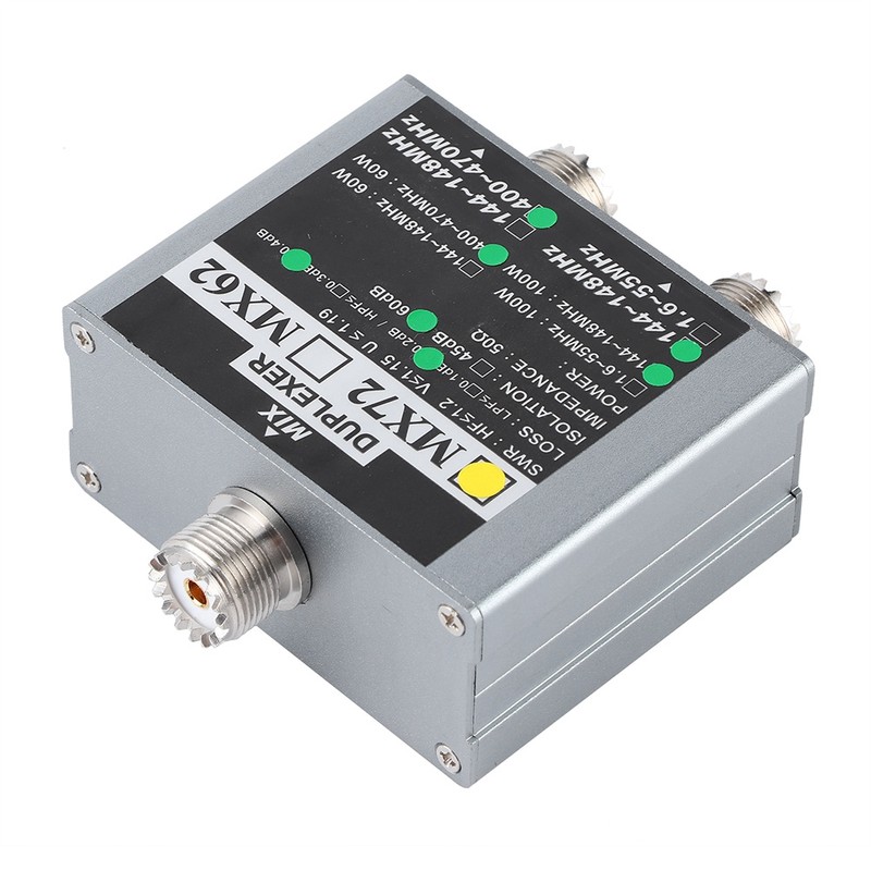 MX72 VHfUHF Duplexer 144-148MHz 400-470MHz Different Frequency Indoor Antenna Combiner