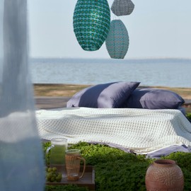 Bedsure Bedsure Cooling Cotton Waffle King Size Blanket - Lightweight Breathable Spring Blanket of Rayon Derived from Bamboo for Hot Sleepers, Luxury Throws for Bed, Couch and Sofa, Ivory, 104x90 Inches