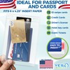 Yes4Quality - Vertical Passport & ID Badge Holder - 4x6