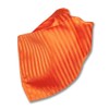 Vesuvio Napoli ORANGE Striped Pattern Hankerchief Pocket Square Hanky Men's