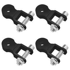 The Lord of the Tools 4 Sets Motorcycle Shock Absorber Heightener Rear Shock Absorber Riser Shock Absorber Heightening Device for Bike Motorcycle, Black