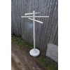 Outdoor Spa and Pool Towel Rack - Bone