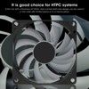 2Set Computer Case Heat Dissipation 4 Pins PWM Intelligent Temperaturecontrol