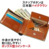 Golbe Bi-Fold Wallet Italian Leather Smart Model (Color Edge Version)