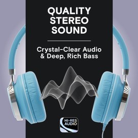 ARTIX CL750 USB C Wired Headphones with Mic & Volume Control Noise Isolating for iPhone 15-16, Samsung Computer Earphones Wired, On-Ear with Wire, Plug in and Play