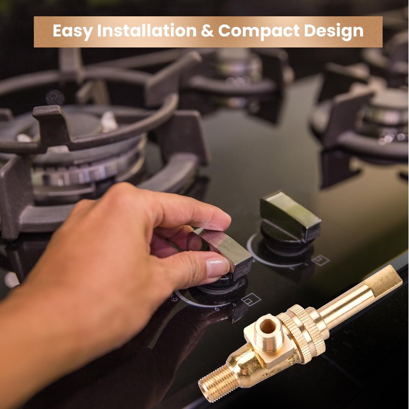 4418500200 Gas Burner Valve Jade Range Gas Valve 1/8" Mpt