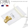 Camila Paris CP3236 French Hair Clip for Women, Mustard, Girls