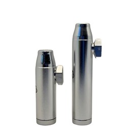 TORNADO´S Set X2 schnupftabak dosierer von 1 und 2 Gramm - Spender. 2 Gramm aus poliertem aluminium. Diskret und hygienisch