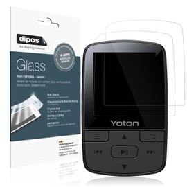 dipos I 2x Screen Protector 9H Clear Compatible with YOTON YM03 MP3 Player Protective Film Anti-Shock Film