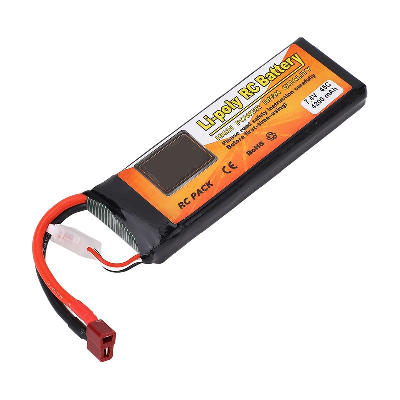 Drone Lithium Battery 7.4v 4200mah 45C 2S Lipo Battery with