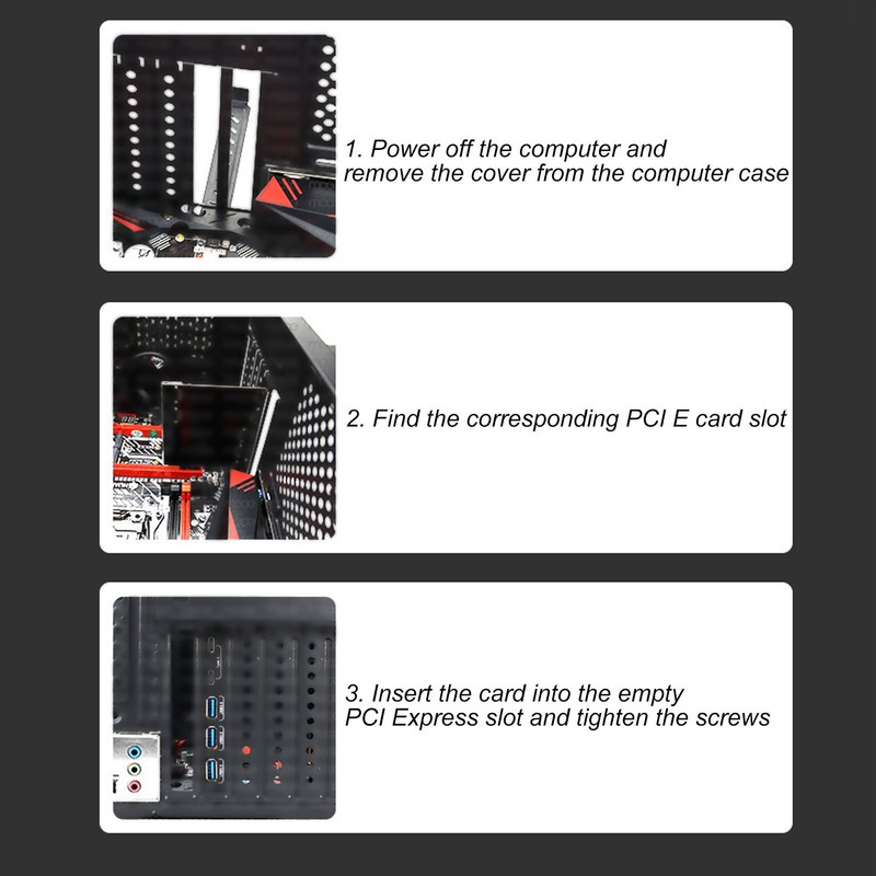PCI E to USB Expansion Card 7 Ports 5Gbps USB