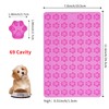 Dog Paw Silicone Mold, 2 PCS Mini Dog Treat Molds,