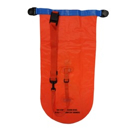 Optimum 20L Heavy Duty Waterproof Dry Bag and Swim Buoy - Adjustable Straps Inflatable and Packable - Ideal for Swimming, Kayaking, Beach and Water Sports, Orange Dry Bag, orange, Dry Bag