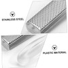 NOLITOY Foot File Double-sided Stainless Steel Callus Remover Grit Tool