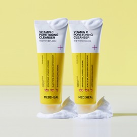 Mediheal Vitamin C Pore Toning Cleansing Foam 120ml, 2pcs