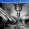 FIFIBANG M6 Threaded Rod, Stainless Steel, Pack of 6, Fully