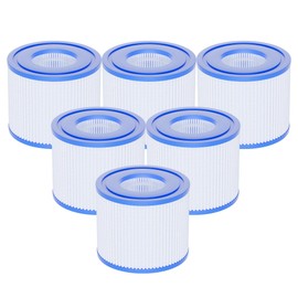 AQUALTRA Filter S1 for Pool, Compatible with PureSpa Filter for 11692 29001E 107 x 71 mm, Pack of 6