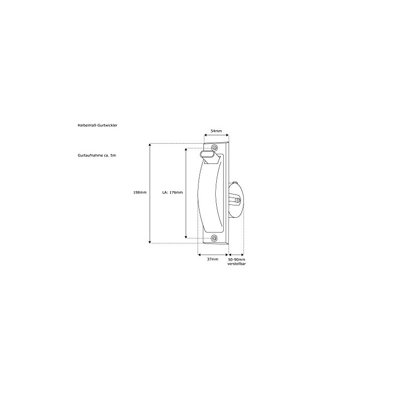jarolift Roller shutter half inlet belt winder belt holder 5