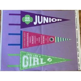 Girl Scouts Pendant Felt Fabric Panel Craft DIY