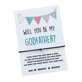 Godfather gift | Godfather proposal wish string | Will you be my Godfather gift