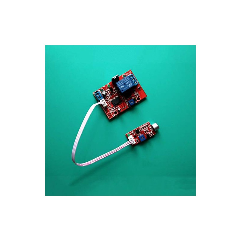 Taidacent 12V Voice-Activated Delay Switch Sound Detection Relay Module Sound
