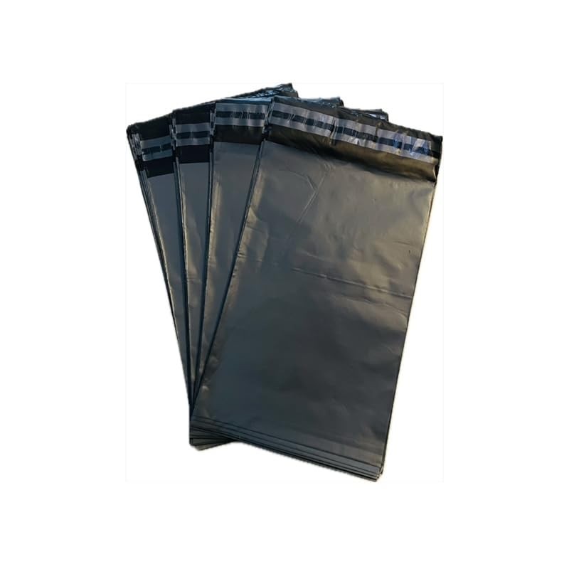 NN BARGAINS 100 Grey Mailing Bags 6x9 Inches – Eco-Friendly