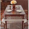 Wonderla Clear Vinyl Lace Tablecloth,PVC Rectangle 100% Waterproof Oil Proof