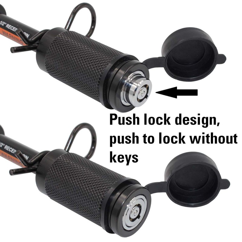 TowWorks 79660 Keyed Alike 1/2" (NOT 5/8") Trailer Hitch Lock