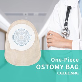 CELECARE Colostomy Bags 30PCS,one Piece ostomy Disposable Pouch Ostomy Supplies for Ileostomy…