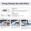 Fixing Clamps Set with Pliers,Car Body Dent Repair Fixing Clamp