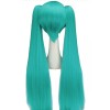 Lucky Day Peluca Verde Hatsune Miku Coletas Desmontables 1.3m